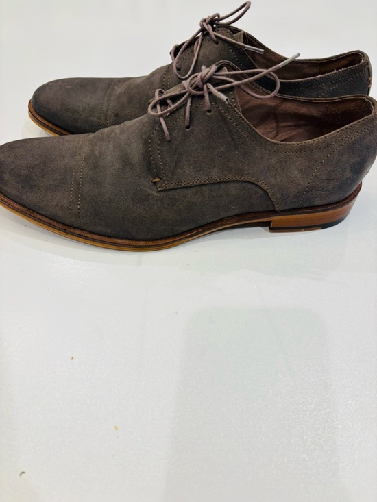 Banana Republic Men\'s Gray Suede Derby Shoes size 10.5